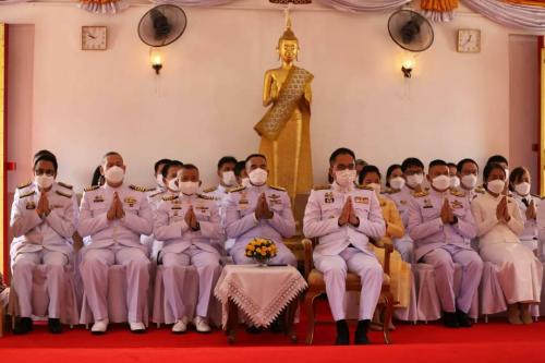 จังหวัดระนองจัดพิธีถวายผ้าพระกฐินพระราชทานโดย นายธรรมนูญ มงคล อัญเชิญถวายพระภิกษุสงฆ์ซึ่งจำพรรษากาลถ้วนไตรมาส